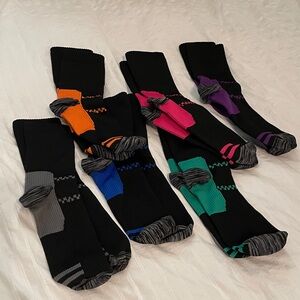Compression Crew Socks Set of 6